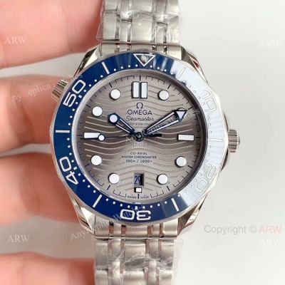 OM Factory Omega Seamaster 300m Replica Watch - Stainelss Steel Gray Face Watches